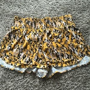 Leopard print Calia athletic shorts